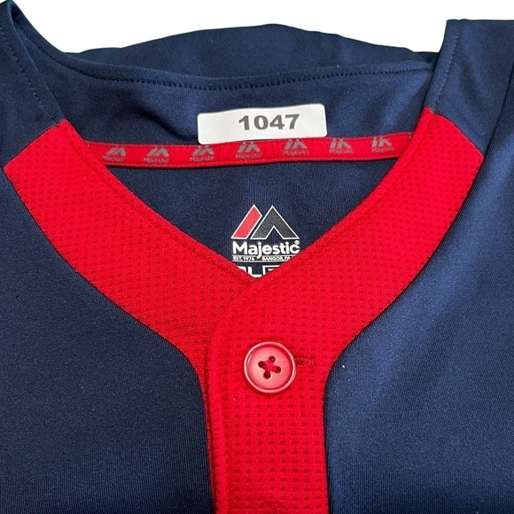 Red Sox Majestic Cool Base Navy & Red Spring Training Jersey Size XL - Picture 8 of 9